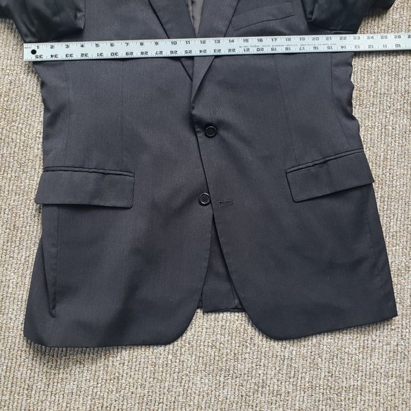 JoS A Bank Signature Collection Wool Blazer Sport Coat Men's 44R Black - Picture 7 of 11